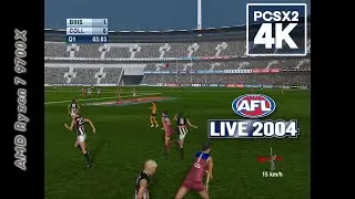 AFL Live 2004 (AUS) (4K / 2160p / 50fps) | PCSX2 Emulator 2.3.228 | Sony PS2