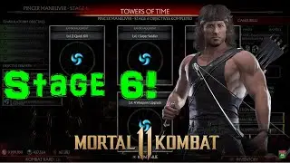 Mortal Kombat 11 Rambo Stage 6 Tower rewards, Jinsei Essence Augments
