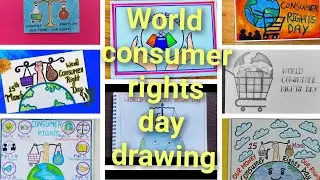 World Consumer rights Day Drawing | World Consumer rights Day Poster | Consumer rights day drawing