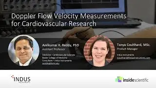 Doppler Flow Velocity Measurements for Cardiovascular Research