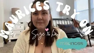 Size 16 Maurices Haul and Try on!! Cute Fall and Holiday looks.