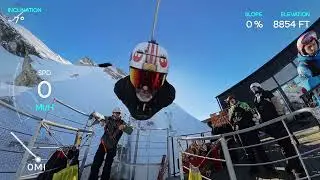 Les Arcs: La Tyrolienne Zipline