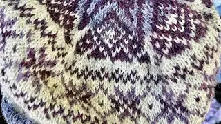 Shetland Wool Week 2021 Hat Pattern with Marie Wallin Wool in Chestnut Cardigan Color Palette