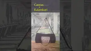 KalamSakhi Round Duffle Bag  #ecobags#sustainablebags #sustainableliving  #travelbag