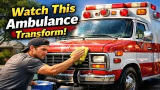 Old Ambulance Gets a Real Makeover! | Watch This Real Cleaning Transformation in USA