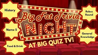 Pub Quiz: History, Food & Drink, Rebus Round, Name 5, General Knowledge