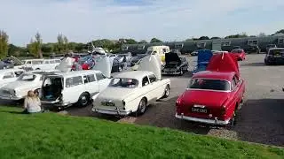 Volvo Amazon Sywell aerodrome meeting October 2023.