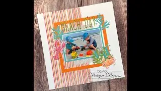 Ocean Friends Scrapbook Layout