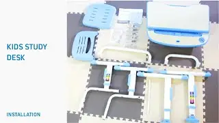 How to Install Ergonomic Height Adjustable Kids Study Desk & Chair - C304 [ERGOVIDA]