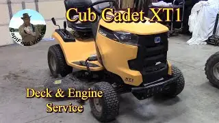 Обслуживание палубы и двигателя Cub Cadet XT1
