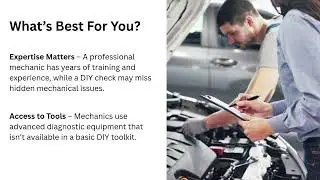 Mechanic vs DIY Car Inspection: The Key Differences Every Buyer Must Know