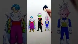 Piccolo👿💥 Trunks 💔🙄Vegeta🐹💙 Wrong Head Challenge 💯🤯 #shorts #anime #dragonball #funny