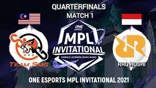 SMG VS RRQ HOSHI [MATCH 1] (English) ONE Esports MPL INVITATIONAL 2021