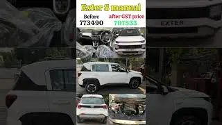 Exter s petrol 2025🔥after gst benefit price 😍#more value for money with more saving#exterreview