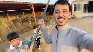 ترتيب المزرعه بعد الامطار الغزيره 😍