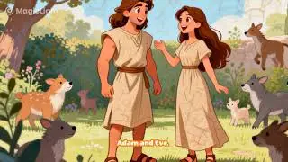 ADAM, EVE & THE SNEAKY SERPENT! Kids Bible Story