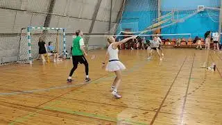 Бадминтон. 25.10.2025 Псков XDC Матиеску Лилиан/Андреева Екатерина- Куликов/Стеценко