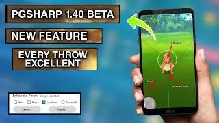 How to always throw Excellent throws in Pokemon go | Pgsharp new beta update. Auto excellent |