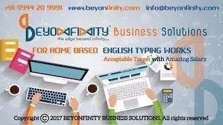 EARN MONEY FROM HOME DATA ENTRY WORKS AD OF BEYONFINITY BUSINESS SOLUTIONS