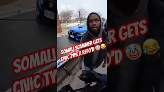 Somali daycare scammer gets 2025 Civic Type R repossessed 🤡 #bodycam #police #repo #somali #mn