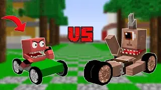 TEPEG&Ouml;Z ARABA VS KORKUN&Ccedil; &Ccedil;&Ouml;P&Ccedil;&Uuml; ARABA 😱 - Minecraft ZENGİN FAKRİ HAYATI
