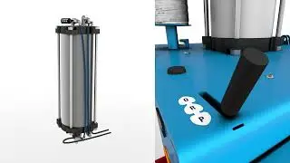 Funzionamento del cilindro a doppia corsa nelle presse pneumatiche di ultima generazione