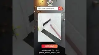 42 Inch Door Guard Demo | Under Door Draft Stopper for Dust, Noise & Insects 🚪 #shorts