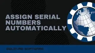 Assign serial numbers automatically in SOLIDWORKS PDM