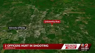 2 officers injured in Gainesville shooting near the University of Florida