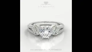 Moissanite diamond | Princess ring | San Moissan USA Moissanite | Engagement Ring For Women [21608]