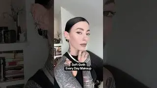 Easy Everyday Soft Goth Makeup #makeuptutorial #softgoth #eyeliner