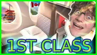 LEAVING JAPAN IN 1ST CLASS on @Delta Airlines!