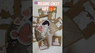 Tresure chest 🎁 gift Card | Valentine's day special #shorts #valentinesdaygift #giftbox