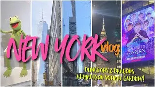 a new york minute | Dimension 20 at Madison Square Garden, MoMI, MoMa, & Muppets!!