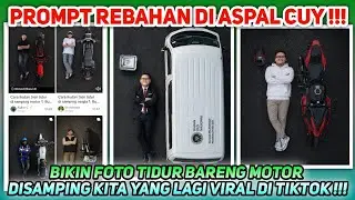 How to Edit the Viral Lying Down with Your Motorcycle Photo on TikTok !!!
