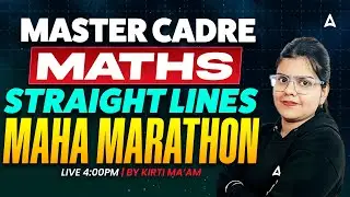 Master Cadre Maths Preparation | Master Cadre Maths Marathon | By Kirti Ma'am