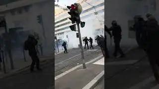 Lyon manifestation contre la loi s&eacute;curit&eacute; le 16/01/21