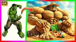 AVENGERS BUT Sandy soil VENGERS All - Characters 🔥 Marvel - DC&hearts;️2025&hearts;️