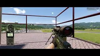 Arma 3 MSR2 reticle test (stadia)