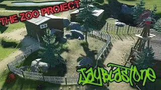 Deer enclosure in the Swiss Alps Section! Planet Coaster Zoo Project