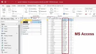 MS Access Tutorial 🔥 Count Records Grouped by Items Step by Step