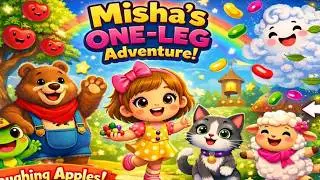 Masha&rsquo;s One-Leg Adventure: Laughing Apples, Dancing Sheep & Funny Forest Friends!