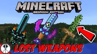 MCPE LOST WEAPONS Addon! (More Minecraft Swords With Powers)