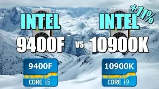 9400F vs 10900K - 2060S. CSGO, Fortnite, PUBG, GTAV, Overwatch.