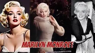 Geniuses of retro life of America. Luxurious life of celebrities. Marilyn Monroe. Sophia Loren.