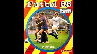 STICKERS PANINI SPANISH CHAMPIONSHIP 1988 ATLETICO DE MADRID