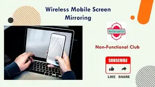 Wireless Mobile Screen Mirroring On Windows Laptop | Cast Mobile Screen | Share Mobile Screen