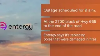Power outage planned in Terrebonne Parish as Entergy replaces fire-damaged poles