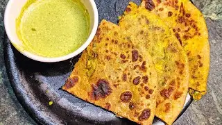 Winter Special Matar Paneer Paratha Recipe |  Tasty & Healthy Paratha Recipe | Deora Food House
