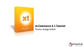 #02 xt:Commerce 4.1 Schulung - Artikel anlegen